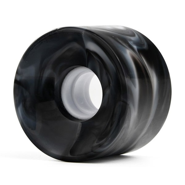 2 stk. 65x45mm Surf Skateboard Hjul 84a Hårdhed 2 Hjul Sort-hvid