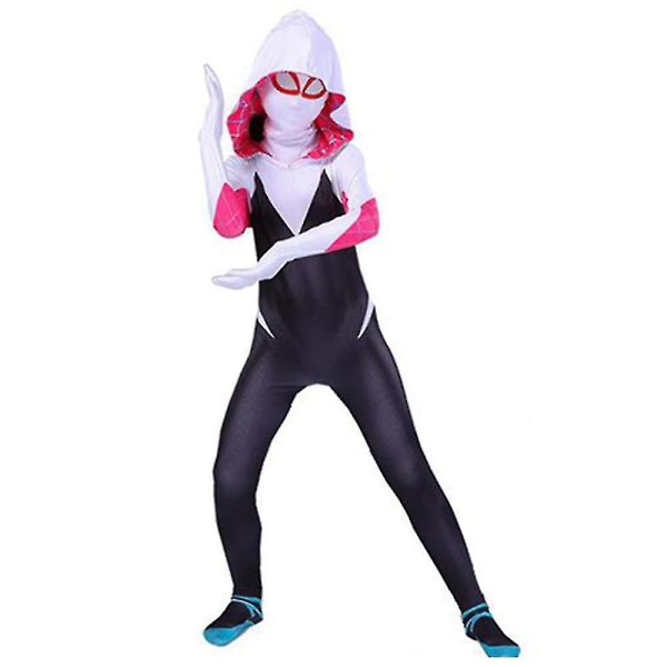 Barnejente Spider-woman Superhelt-kostyme Fancy Jumpsuit 4-5 Years