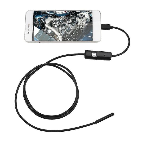 6 LED 5,5 mm linse 720p Endoskop for Android Vanntett