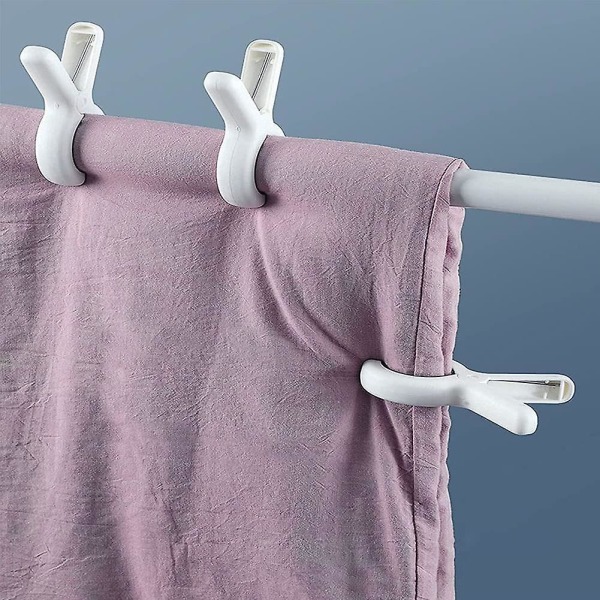 Plast tøjklemmer Sporløse vasketøj Klæder Håndklædeholder Pin  Strandhåndklæde Clips Sporløs 2023 | Fyndiq