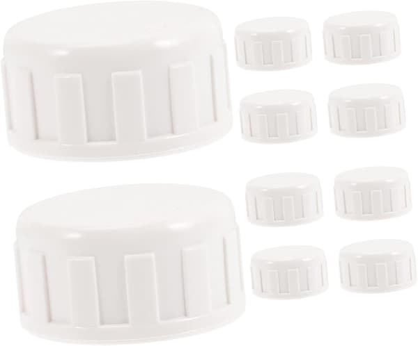 10 stk. rørkobling, sprinklerendepropp, PVC-tilbehør for sprinklersystemer