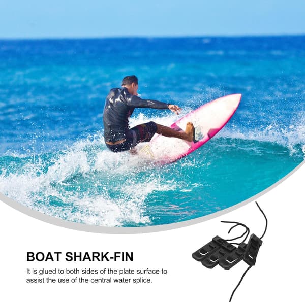 Padlebrett Finneklips Surfebrett Haifinne Snap-Type Delt Surfebrettfinne Splitter Lettvekt
