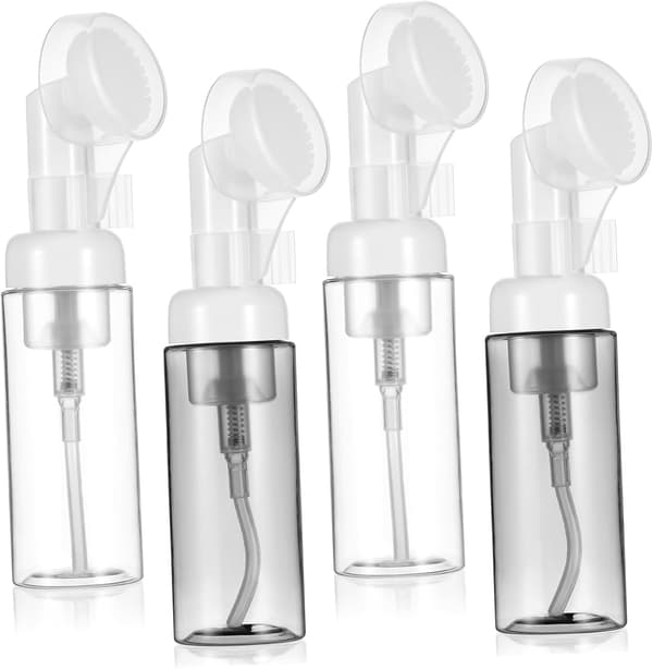 Skumflasker 60 ml plast reise underpakking håndsåpedispensere påfyllbare moussebobleflasker