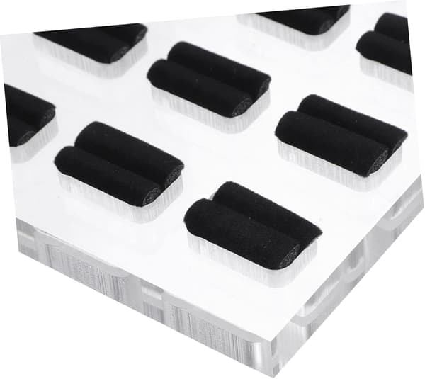 Ringudstillingsbakke til smykkeopbevaringspladser Akryl Ring Organizer til toiletbord Salgsudstilling