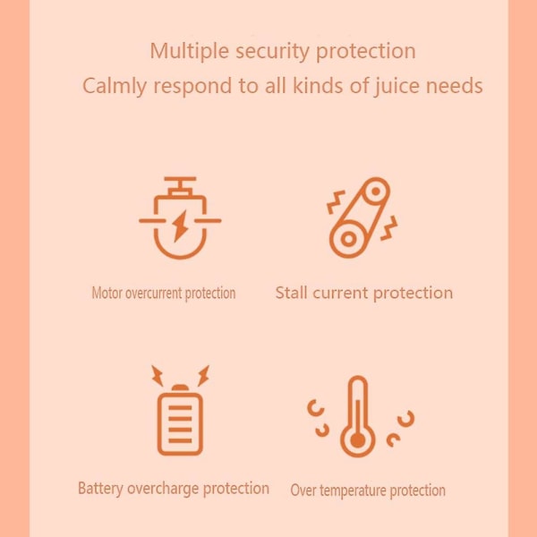 Bärbar Elektrisk Juicepress, Mixer, 350ml Trådlös Multifunktionell Mini Usb Laddningsbar Juicekopp