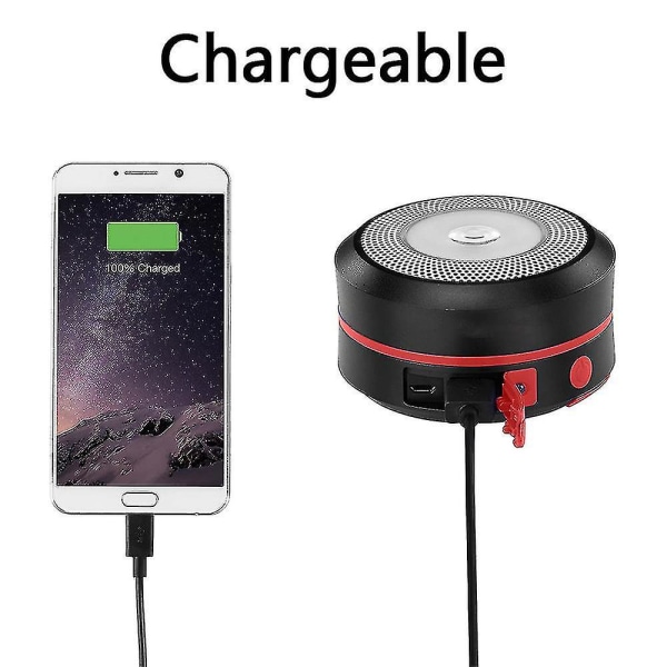 Campinglyktor - Solenergi eller USB-laddningsbara nödlampor