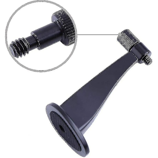 Sort Metal Kikkerts Tripod Adapter