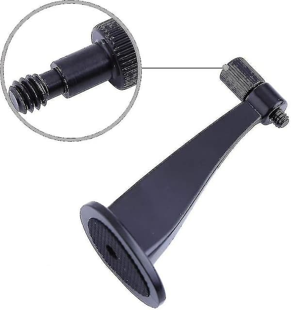 Svart metall kikkertstativadapter