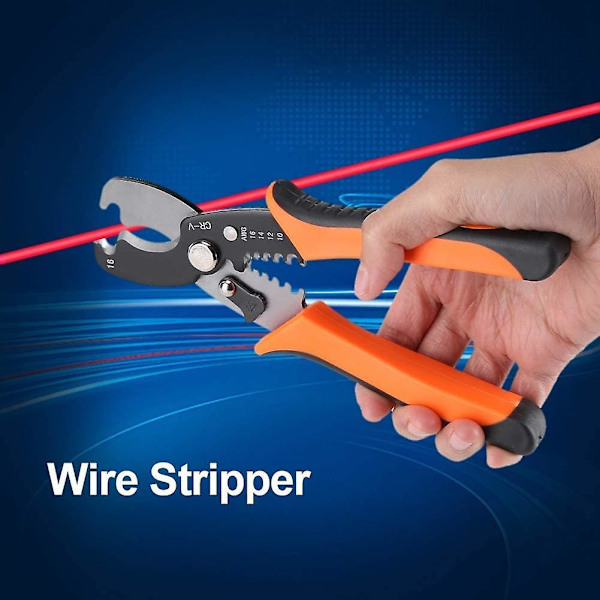 Wire Stripper, Stripping og Crimping Tang, Multifunksjonell Wire Stripping og Crimping Tang, Crimping og Crimping Tang, Elektrikers Håndtang