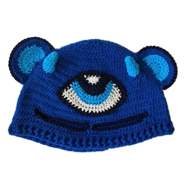 Sød Daglig Beanie Strikket Hatte Smukke Varme Vinterhætter Dyreører Design