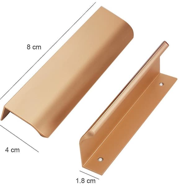 5-pack Moderna Fingergrepp Möbelhandtag Gold