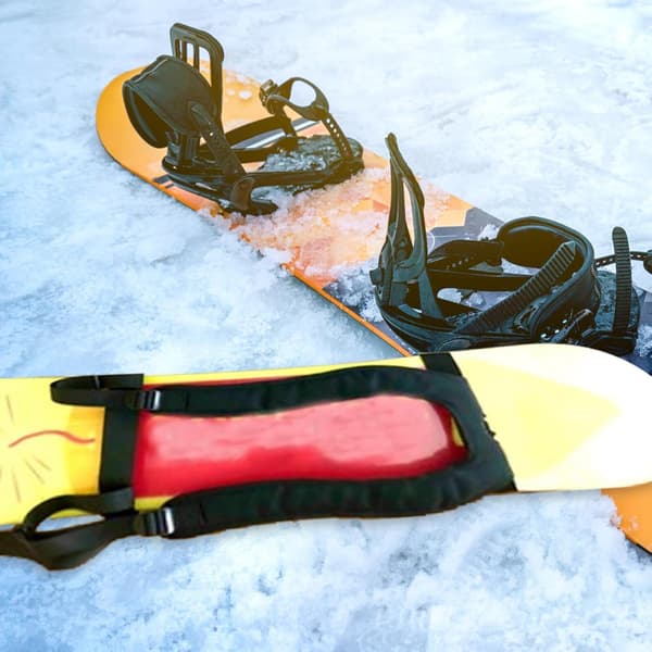Snowboardsele Bærestrop til Snowboard Sort Letvægtsmateriale Rejse- og Udendørsaktiviteter