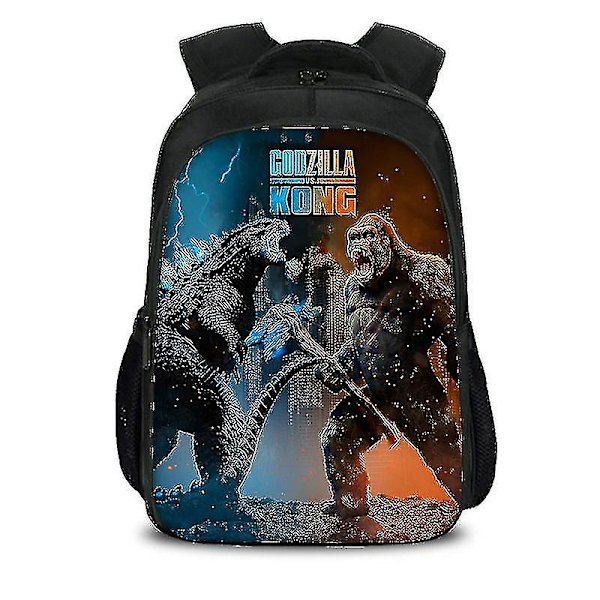 Godzilla Dinosaur Monster Skoletaske Skulder Computer Rygsæk Stor Kapacitet-r style2