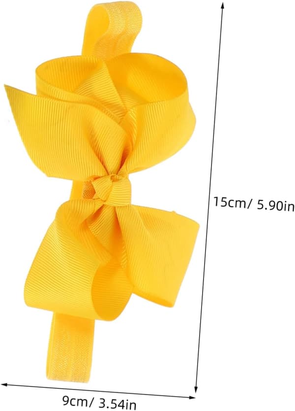 12 STK Grosgrain Bånd Hårbuer Pannebånd med Bobledesign