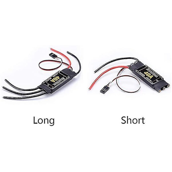 40A RC Helikopter Brushless ESC Hastighedskontrol
