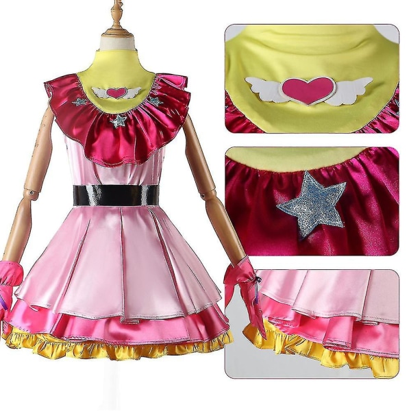 Oshi No Ko Hoshino Ai Kostym Kvinna Fancy Outfit Kjol Uniform Rollspel Set S