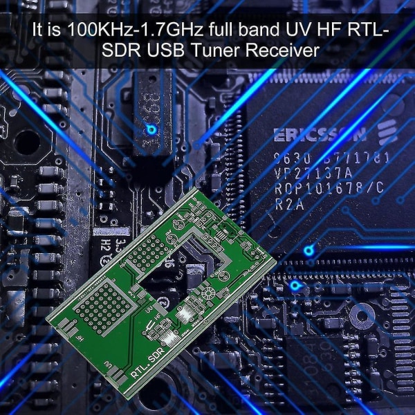 100khz-1.7ghz Rtl-sdr USB -viritin radiovastaanotin tee itse