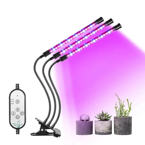 1 stk LED Vækstlys Indendørs Planter Timer Phyto Lampe
