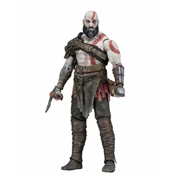 Ny bevægelig dukkefigur God Of War 4 Kratos figur Anime-legetøj Meget samlergave