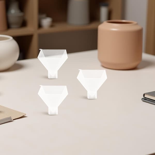 DIY Høj Gennemsigtighed Silikone Pyramideform 2 tommer til Harpiksstøbning, Pyramideform Håndværksform