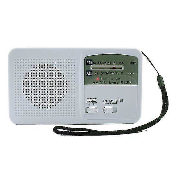 Håndsvinget Radio Nødmobiltelefon Opladning Radio Genopladning Fm/am Radio Nødlygte
