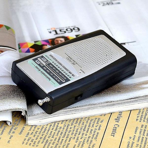 Bærbar Radio Mini AM FM Teleskopantenne Lomme