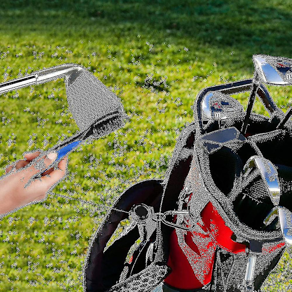Golfklub Rengøringsbørste Hovedrengøringsværktøj (1 stk, blå)