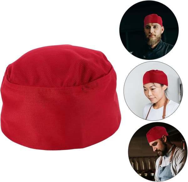 Japansk restaurangkockmössa Bekväm andningsbar polyester Vuxen kockmössor