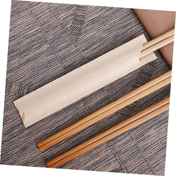 200 st ätpinnar i kraftpapper, bestickpåsar för avhämtning, elegant design