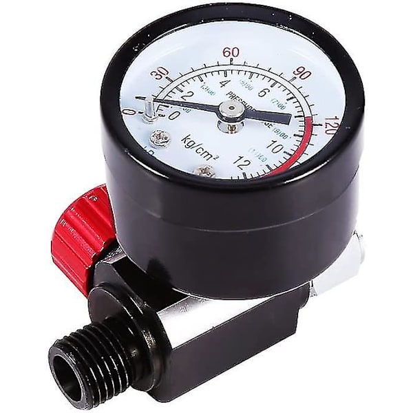 Luftregulator för sprutpistol, Universal Bsp 1/4'' Sprutpistolregulator Automatisk luftjusteringsventilregulator