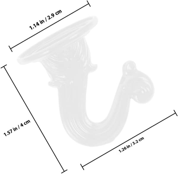 3 sett kraftige takkroker for planter og lys, sinklegeringsmateriale