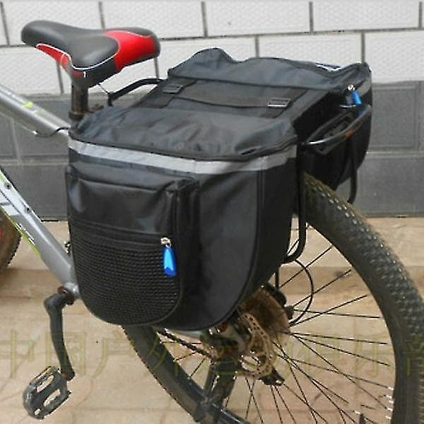 Vattentäta Dubbla Packväskor för Cykel, Bakre Sätepaket