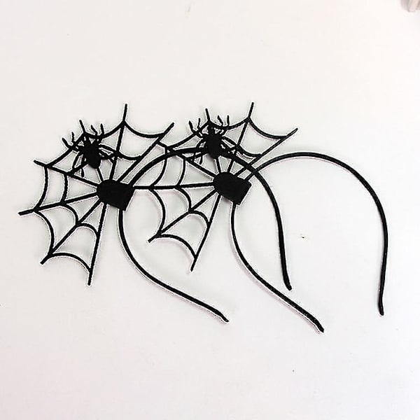 Halloween-hämähäkinverkko -hämähäkinpää Halloween-juhliin (musta hämähäkki) Yi-yuhao