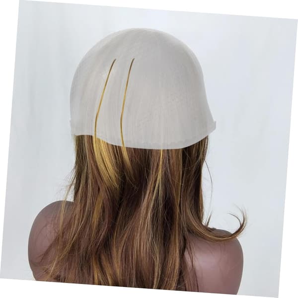 Hårfarvning Highlight Hætte Silikone Hår Salon Hætte Nem at bruge til hjemmestyling