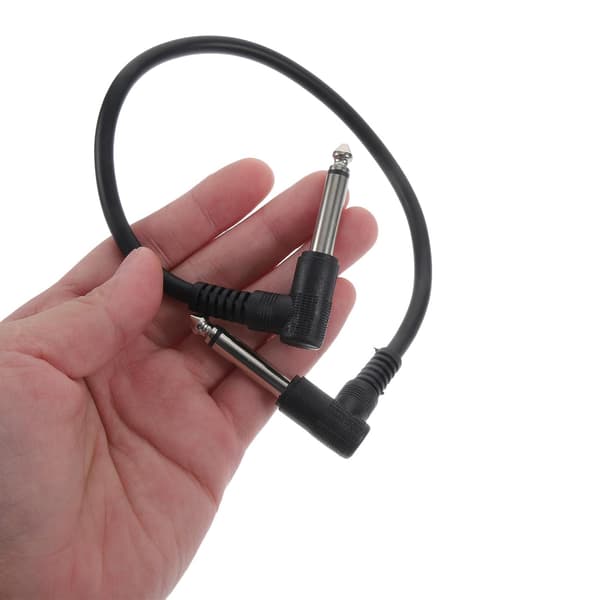 Gitar Effektkabel 6 stk 30 cm Enkeltstykke Elektrisk Instrument Patchkabel for Musikkfremføring