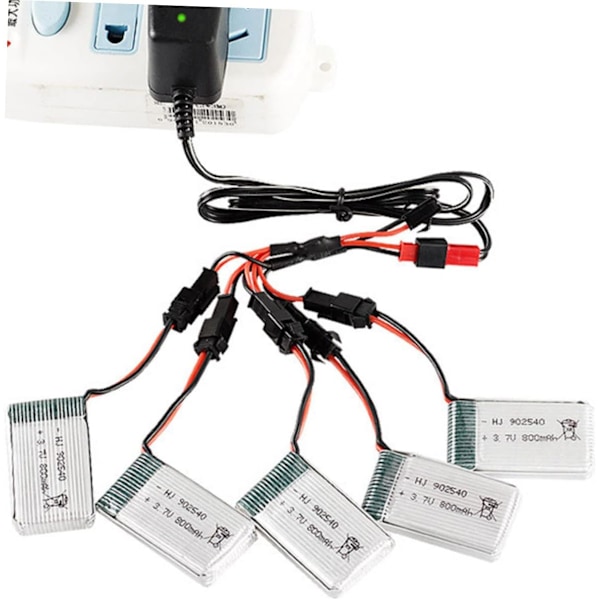 Professionell 2p Hane Hona Jst-kontakt Högtemperaturkabel Batteriadapterkabel för 5 Batteriladdning