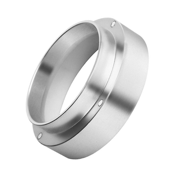 Aluminium Kaffepulververktyg Tillbehör Anti-dropp Dosering Ring För Bryggningsskål (silver) (1 st)