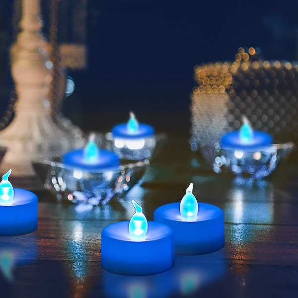 24 stk. LED Teelys Lys Batteripakke