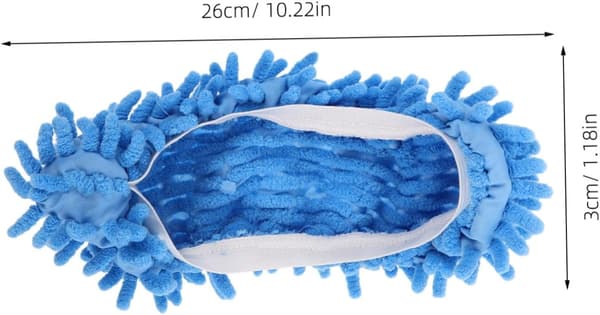 10 stk. mikrofiber mopptøfler Chenille gulvrengjøringssko Tørrmopp