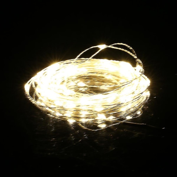 20m 200LED Silver Wire String Fairy Light Utomhus DC12V