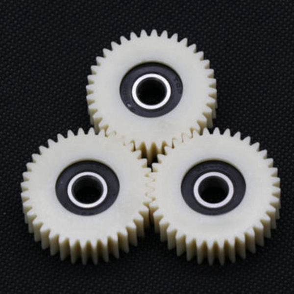 6 stk 36 tanns 38mm nylon elektronisk motor gir med kulelager for elektrisk sykkel - yuhao