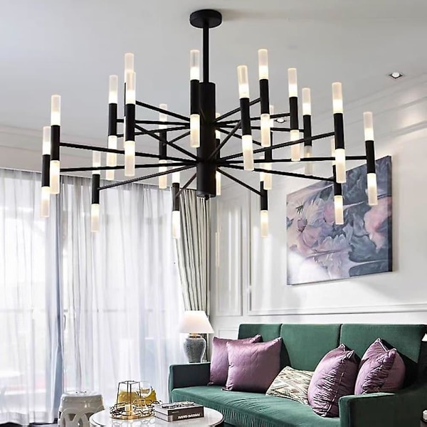 LED-Hänglampor 30-lampig Vardagsrum 39\" Chandelier Frostad
