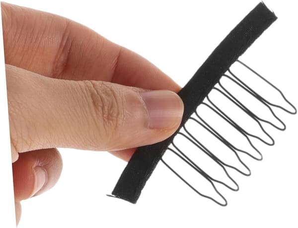 24 stk. parykclips, snapclips, kamnåle til fastgørelse af parykker, hårextensions, toupé-styling