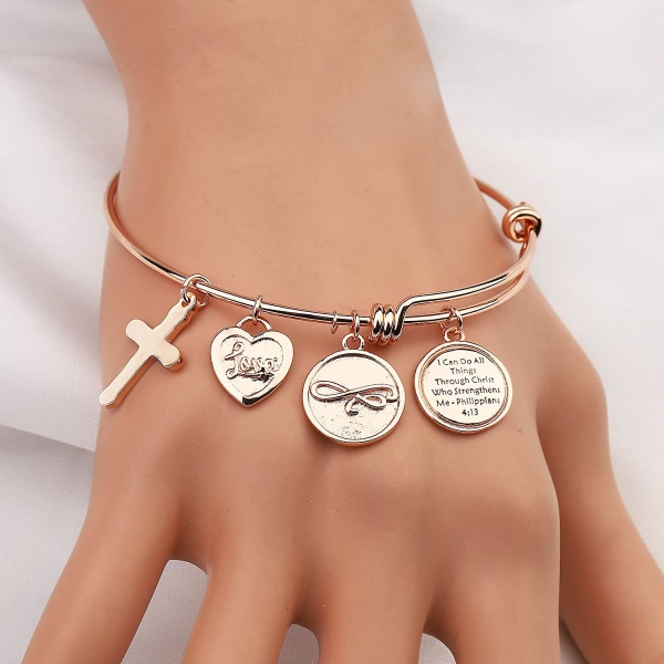 Armbånd - Jeg kan alt i Kristus, der giver mig styrke