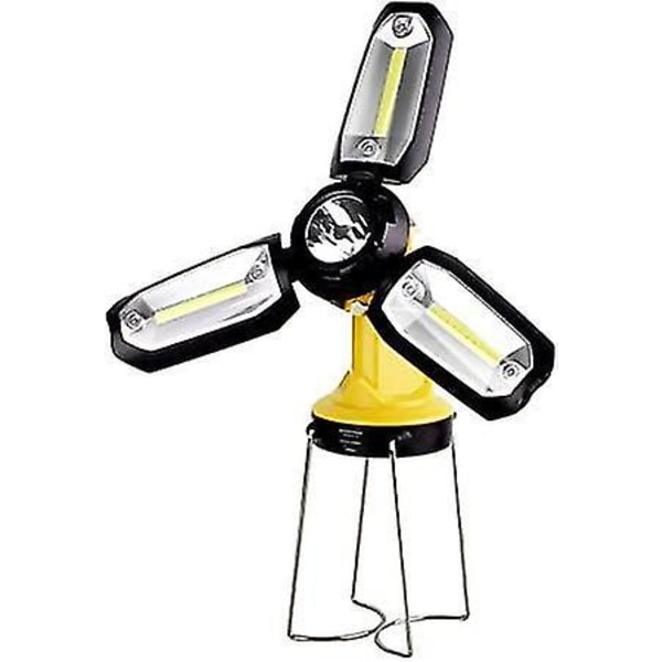LED-leirilyhty taskulamppu USB-ladattava