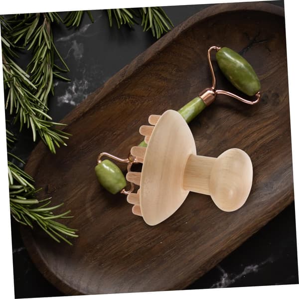 Træmassagekam til hovedmassager håndholdt massager triggerpunktmassage