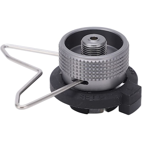 Camping Grill Gasskomfyr Adapter, Bærbar Aluminium Legering Stabil Holder