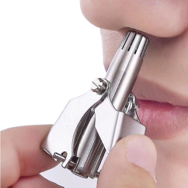 Men's Nose Trimmer Stainless Steel Manual Washable