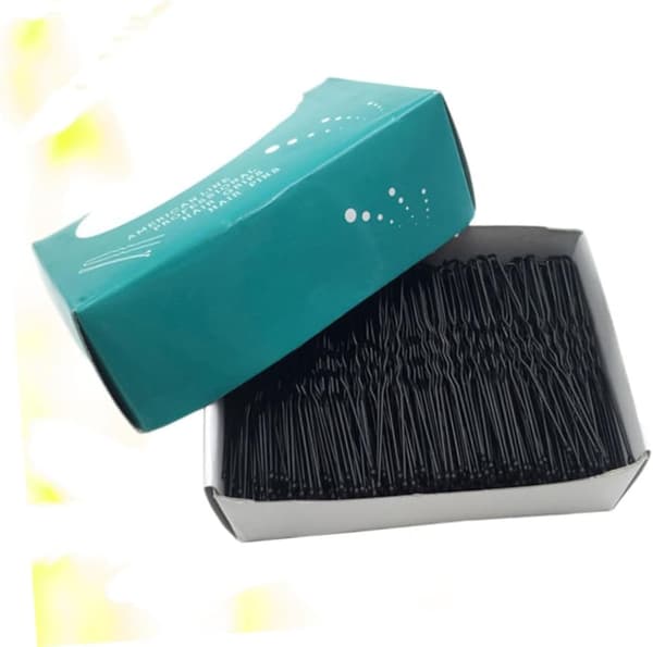 500g Hårnåle Sorte Hårklemmer Bobby Pins Enkel Modeform til Piger