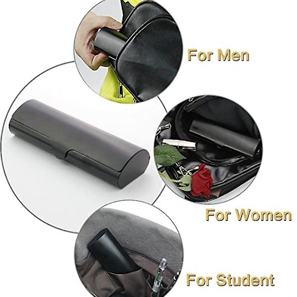 1 stk Brilleetui Hard Shell Øyeglass Etui Aluminium Lett Nærsynt Brilleetui Boks Øyeglass Etui
